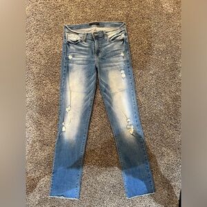 Flying Monkey Mid Rise Ankle Straight jeans